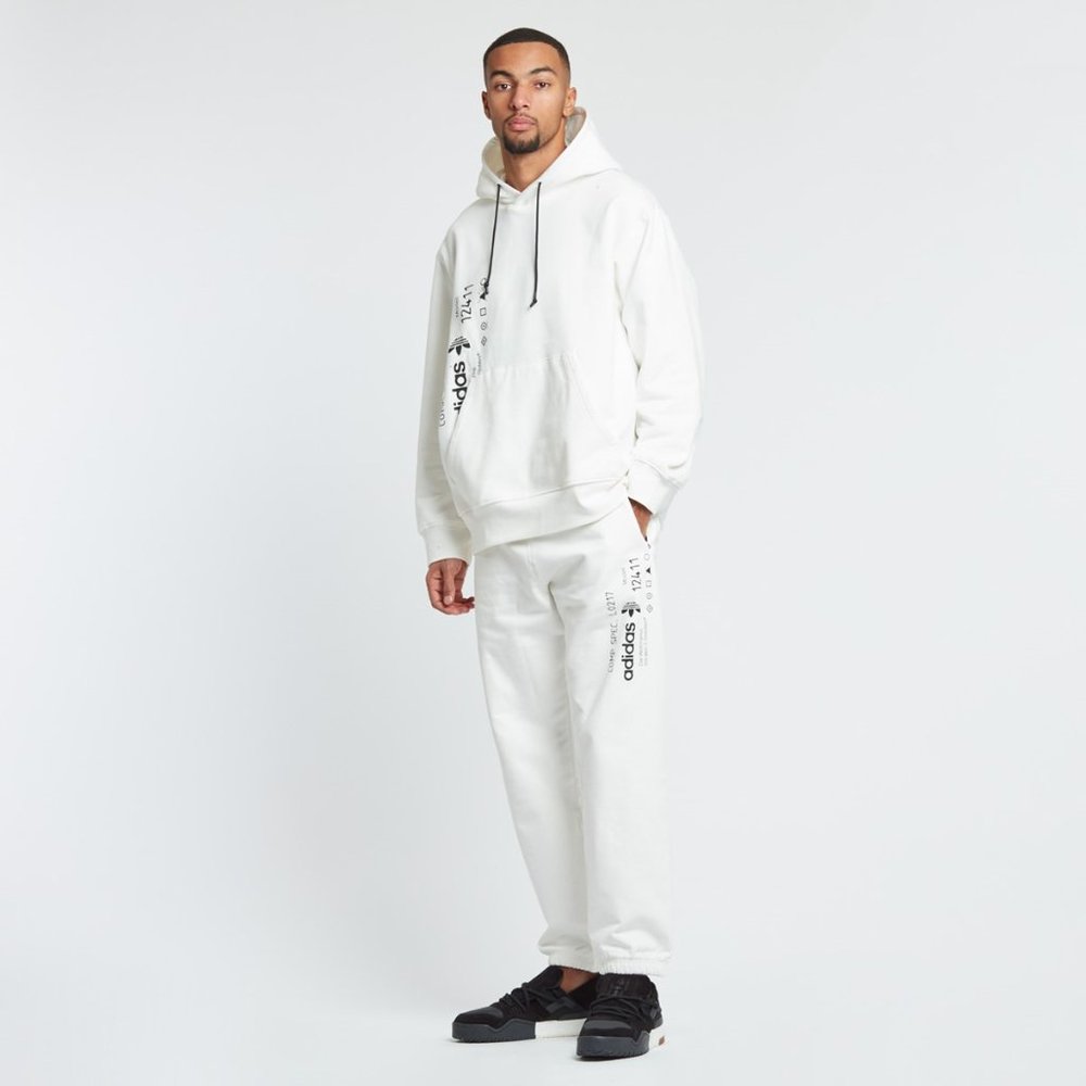 Adidas Originals by Alexander Wang White Graphic Jogger, XS, Pre-owned